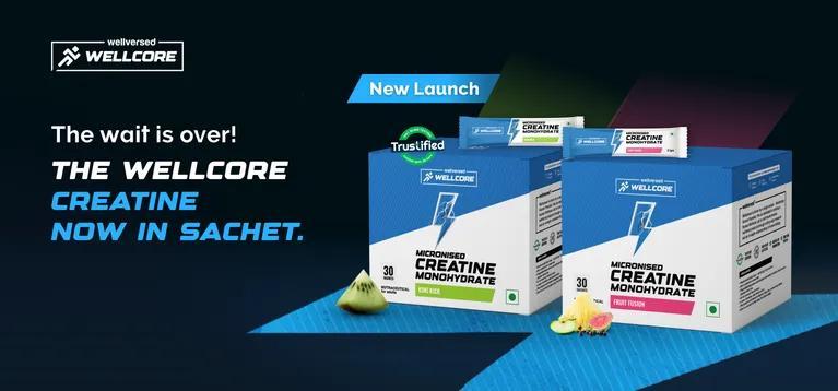 Wellcore Creatine Sachet - New Launch